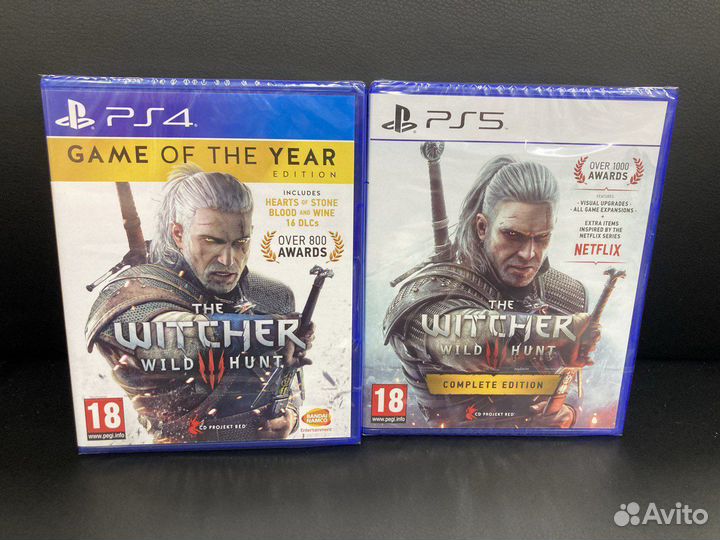 The witcher 3 ps4 / ps5 (новый)