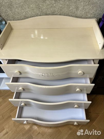 Детский комод Можга Красная звезда Птички