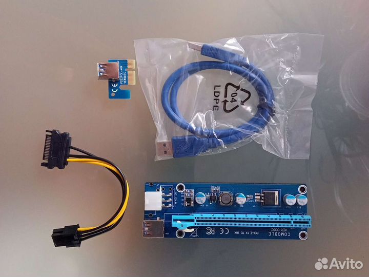 Райзер pci-e для майнинга 6pin