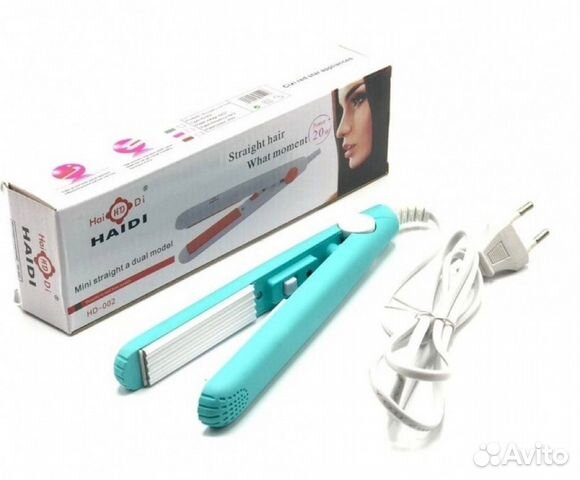 Мини утюжок для волос гофре для объема haidi HD-90