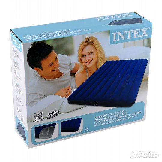 Матрас надувной двухместный