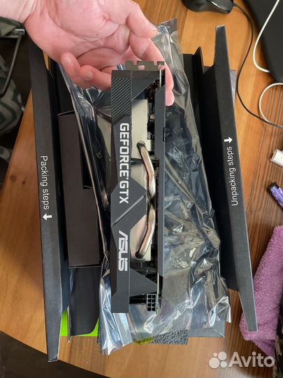 Видеокарта Asus dual GTX1660-6G-EVO