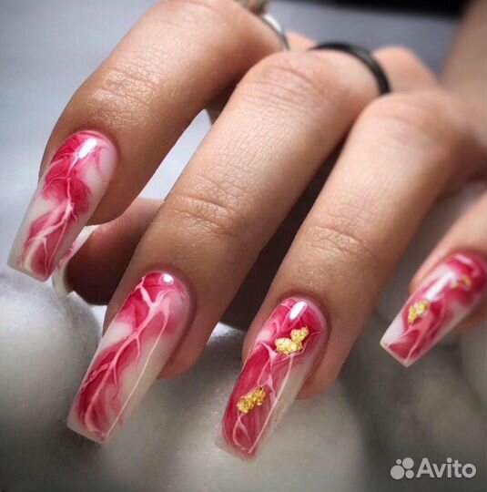 Наращивание ногтей. Маникюр. Ногти. Укрепление