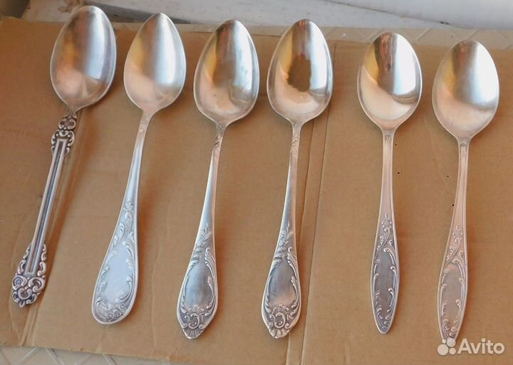 Ложки, вилки мельхиор мнц СССР