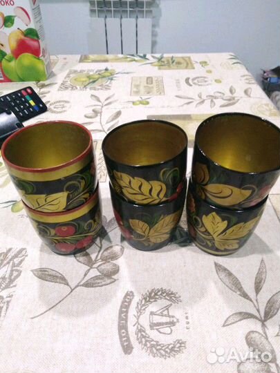 Деревянные стаканчики