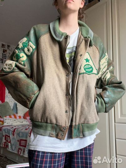 Винтажный бомбер