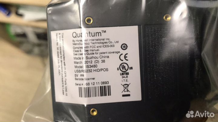 Сканер новый Honeywell metrologic 3480 usb