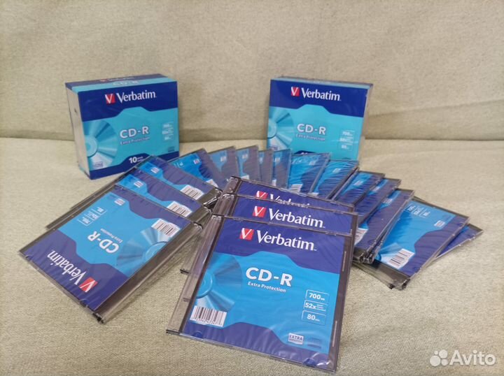 Диски CD R новые много