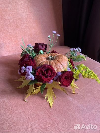 Авторские Букеты из шишек и фруктов