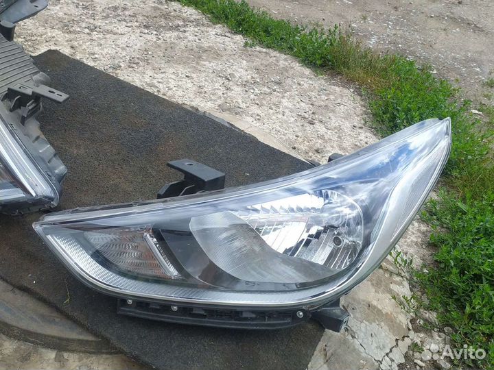 Фара левая hyundai solaris 2