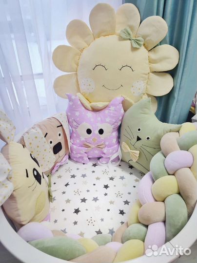 Бортики в кроватку