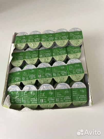 Линзы контактные однодневные Biotrue ONEday