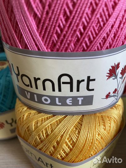 Пряжа хлопок мерсеризованный