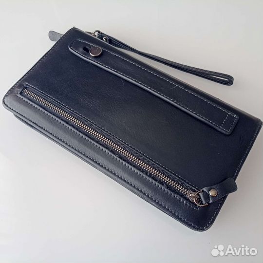 Кошелек мужской кожаный