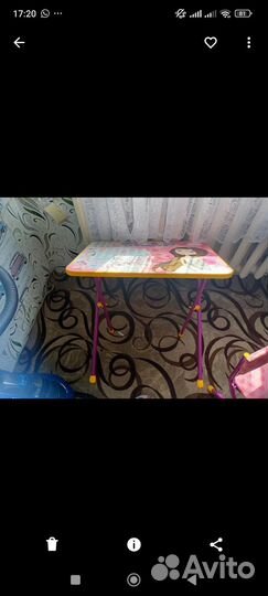 Детский стол и стул