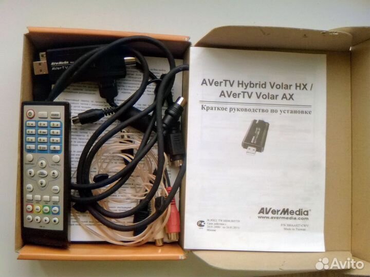 Тв тюнер FM тюнер для ноутбука,компютера.AverMedi