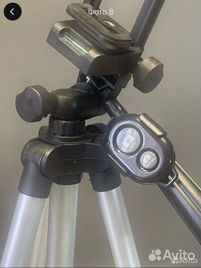 Штатив для телефона с лампой