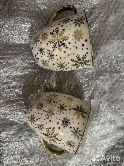 Кружки новые большие подарочные 2 шт по 0,5