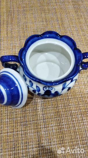 Сахарница Гжель