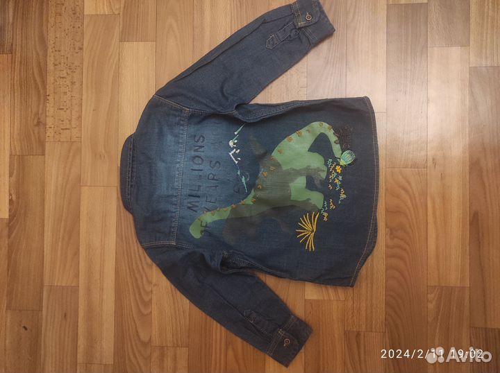 Рубашка джинсовая next 98