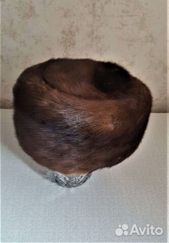 Шапка норковая женская 56 р-р
