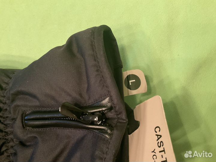 Перчатки мужские толстые дутые на флисе ррL