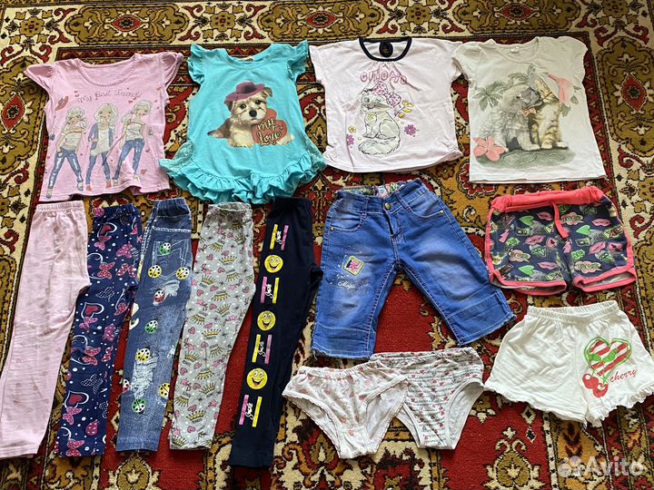 Пакет вещей на девочку рост 104-110