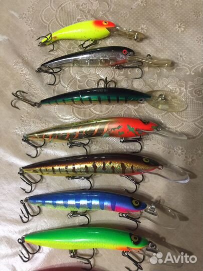 Воблеры Megabass Jackall Zenith., тройники Owner