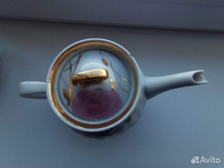 Чайник заварочный СССР дулево розы