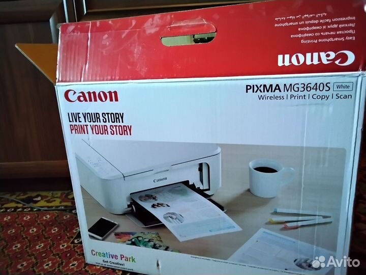 Цветной струйный принтер-сканер canon