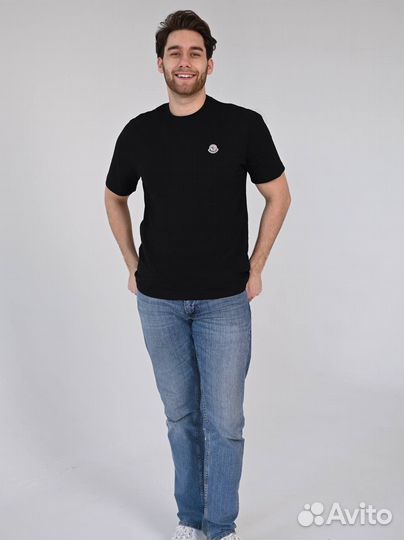 Футболка мужская moncler черная