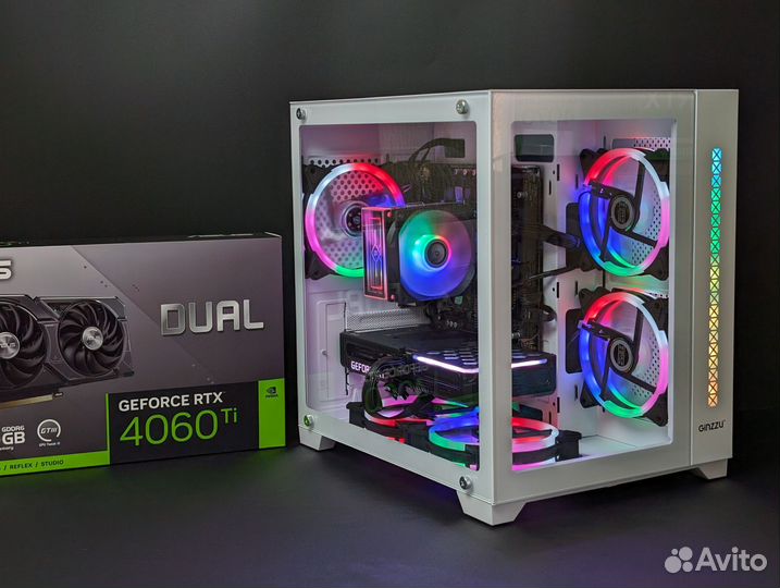 Игровой пк i5 12400 + RTX 4060 Ti новый + гарантия