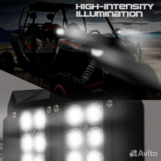 Зеркала для UTV багги с доп. освещением