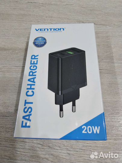 Быстрое зарядное устройство. Vention 20W
