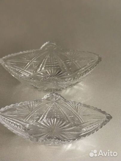 Конфетница из хрусталя