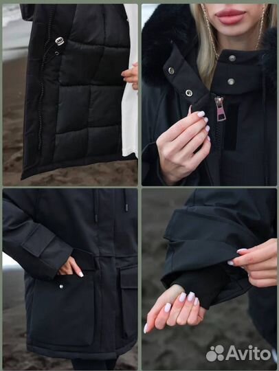 Парка зимняя женская хл (Арт.89343)