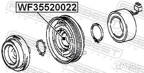 Подшипник кондиционера WF35520022 WF35520022