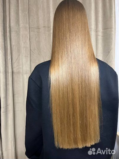 Модель на кератиновое выпрямление волос и ботокс