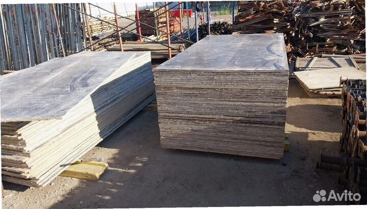 Фанера ламинированная новая и бу