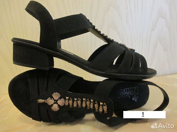 Босоножки женские Rieker и Gabor р 36 - 37 кожаные