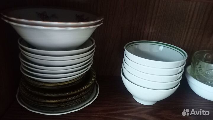 Фарфоровая посуда СССР много разной