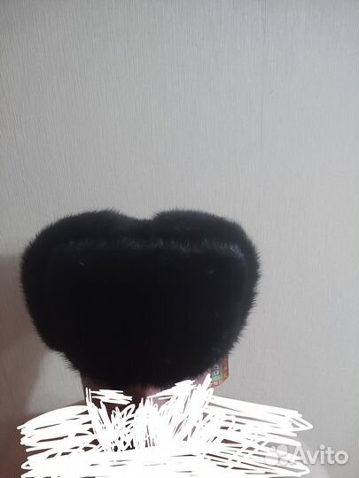 Норковая шапка мужская ушанка