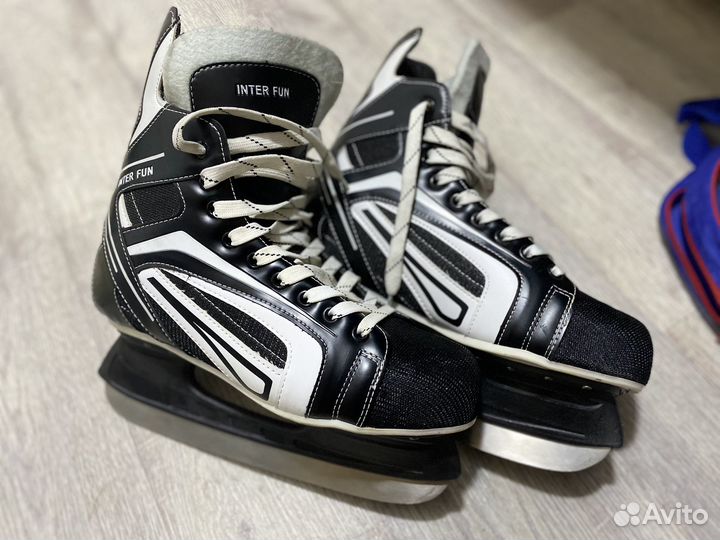 Коньки inter FAN (кожа) 43 размер