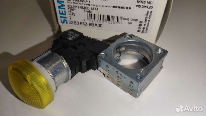 Индикаторная лампа Siemens 3SB3 652-6BA40