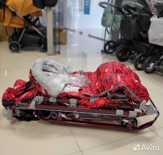 Коляска санки