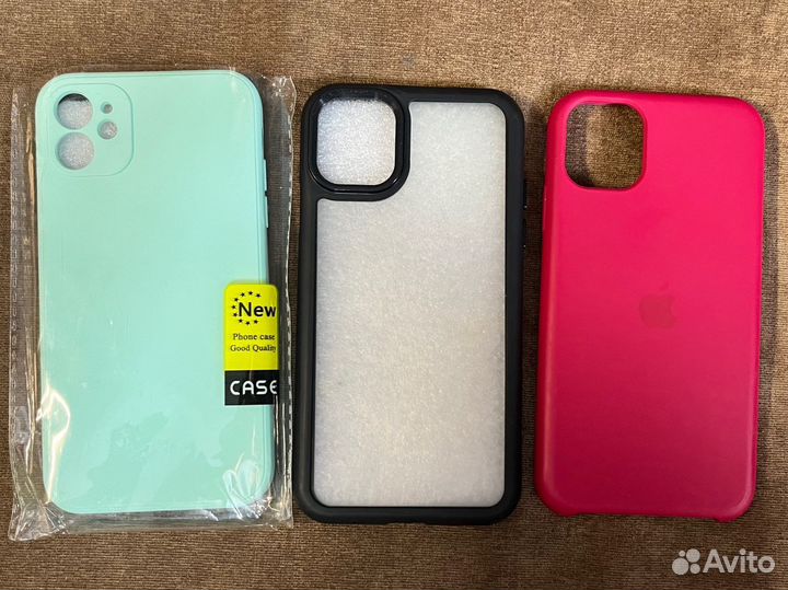 Чехол на iPhone 11 3 шт