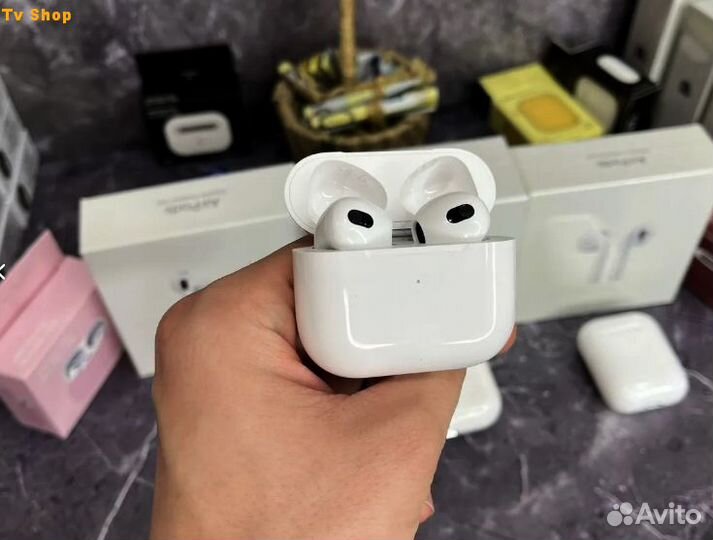 Наушники Airpods Pro / Pro 2 / 3 / 2 (Гарантия+Чех