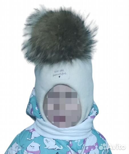 Шапка шлем зимняя 50 52