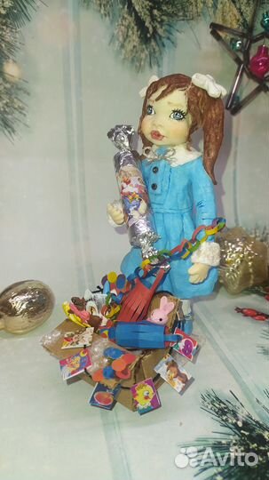 Ëлочные ватные игрушки