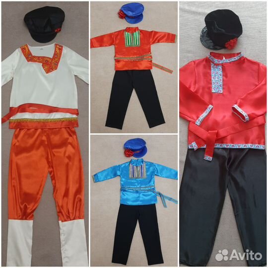 Русский народный костюм, костюм Емели, Иванушки